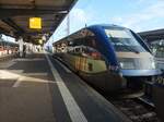  SNCF X 73902 als RB25 nach Strasbourg am 11.01.2022 in Offenburg die Blauwale wechseln sich mit denn Regioshuttle s auf der Strecke zwischen Offenburg und Strasbourg ab 