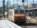 SNCF Lok 26142 wartet am Morgen des 30.07.07 gegen 10 Uhr 30 im Bahnhof Luxemburg auf den Zug aus Brssel, um diesen ber Nancy, Metz und Mulhouse nach Bassel zu berfhren.