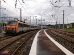 Die SNCF BB26232 zieht den Intercité3640 von Brive-la-Gaillarde nach Paris-Austerlitz.

2014-07-20  Brive-la-Gaillarde 