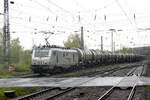 akiem 37024 mit VTG-Kesselzug in Recklinghausen Süd, April 2016.