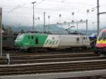 SNCF BB 37000(Spitzname  FRETchen )mit ienem Autotransportzug von Hall in Tirol nach Basel/Frankreich aus Buchs(SG). 07.06.2008
