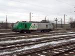 Am 04.01.2010 steht 437 022 in Forbach(F). Diese Lok war vor einem Jahr fr kurze Zeit an die ITL vermietet.