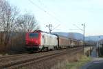 CB Rail E37 520 mit dem Papierzug in Beuel am 15.1.2012