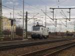 akiem 37053 (91 87 0037053-2 F-AKIEM) als Tfzf Richtung Erfurt, am 07.02.2014 in Weimar.