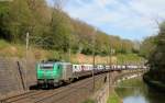 437056 mit einem Autozug bei Arzviller 22.4.15