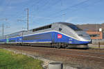 TGV 4724 fährt zum Bahnhof Sissach.