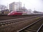 Ein Defekter Thalys im Bahnhof Kln West am 6.2.10