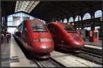 Thalys 4321 und 4345 in Paris Gare du Nord. (09.09.2012)
