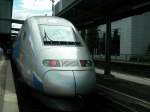 Ein TGV Pos im Stuttgarter Hbf. In richtung Paris Est.
