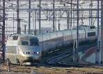 Der TGV 4526 fotografiert am 14.02.09 bei der Einfahrt in den Bahnhof Bruxelles Midi.