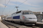 TGV 4514 bei der Einfahrt in Marseille 21.10.2015
