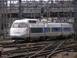 TGV 537 bei der Einfahrt in den Bahnhof von Luxemburg am Sonntagnachmittag dem 20.01.08.