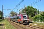 27655 fährt als TER76425 nach Narbonne durch Marseillan Plage in Richtung Agde.