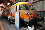 SNCF RTG T 2057  Gasturbinentriebkopf  (Baujahr 1974) am 07.10.2018 im Eisenbahnmuseum Cite du Train (Mulhouse). 