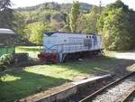 Diesellokomotive SMN 906 bei der französischen Museumsbahn Train à vapeur des Cévennes (https://de.wikipedia.org/wiki/Train_%C3%A0_vapeur_des_C%C3%A9vennes)