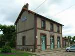 Der Bahnhof Les-Loges Vaucottes-sur-Mer liegt in der Normandie in der Nhe des Atlantiks.