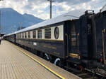 Ein Speisewagen des VSOE - Venice Simplon Orient Express (DRV 1377).