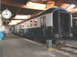 Eisenbahnmuseum Mulhouse/F.Der Wagen des Franzsischen Staats-Prsidenten Charles de Gaulle.Mulhouse 16.08.05