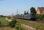 TER30123 (Saverne-Straßbourg) mit Schublok 25607 bei Schwindratzheim 5.8.15