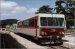 Autorail mit Zusatzwagen in Digne. (Archiv 06/77)