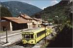 Autorail  De Haute Provence  mit Postwagen in Annot. (Archiv 06/77)