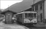 Autorail  Ville de Digne  abfahrbereit in Annot. (Archiv 06/77)