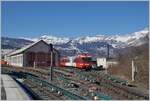 Der SNCF BD eh 4/8 803 (Z 800 803) kommt in St-Gervais-Les-Bains-Le-Fayet zur Bereitstellung als TER 18913 nach Vallorcine aus dem Dépôt gefahren.

14. Februar 2023