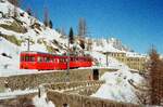 Zahnradbahn Chamonix- Montenvers (Mer de Glace ) Bergstation 26-02-2015