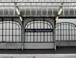 Pariser Stil der Jahrhundertwende: Metrostation  Barbès-Rochechouart , Linie 2. 17.1.2014