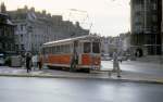 Lille SNERLT / COTRALI Triebwagen 524 Place du Théatre im Juni 1982.