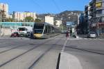 Nice / Nizza Lignes d'Azur SL T1 (Alstom Citadis-402 18) Place de la Fontaine du Temple am 11.