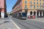 Nice / Nizza Lignes d'Azur SL T1 (Alstom Citadis-302 10) Place Masséna am 25.