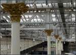 Wunderschn! Der gesamte Bahnhof Edinburgh-Waverley wird gerade modernisiert, bzw. perfekt restauriert. 13.7.2013