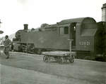 Noch eine Ansicht der Class 3 Tenderlok 82021 in Towyn (Tywyn), 17.Juli 1964 