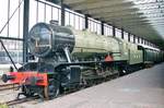 Am 27 Juli 1996 steht ex-BR 73755 LONGMOOR ins Nederlándischen Eisenbahnmuseum in Utrecht.