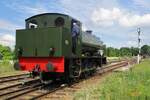 War Department 75196 -heute in Besitz der SCM (Stoomcentrum Maldegem in Flandern) lauft um in Simpelveld am 8 Juli 2017.