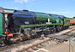  West Country  Pacifics der (einstigen) Southern Railway (viele Loks tragen Namen von Ortschaften in West-England, andere erinnern an Personen oder Verbände, die an der Verteidigung