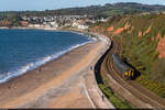 GWR 150 249 / Dawlish Sea Wall, 20. April 2024<br>
Paignton - Exmouth