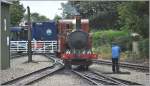 Lok 4 Beyer Peacock & Co. Manchester 1874 rangiert in Port Erin. (10.08.2011)