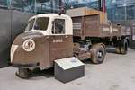 Scammell Tractor and Trailer (Zugmaschine mit Auflieger) der Great Western Railway.