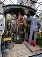 Führerstand der GWR #3700, Class 3440,  City of Truro 

STEAM - Museum of the Great Western Railway, Swindon, 13.9.2016