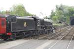 Eine sehr gepflegte Class 5 der NYMR verlsst den Bahnhof Grosmont in Richtung Pickering.