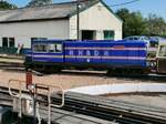 Diesellok  Captain Howey   der Romney, Hythe & Dymchurch Railway in New Romney, 12.9.16 