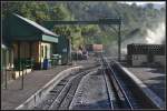 Bahnsteig der Snowdon Mountain Railway in Llanberis. (06.09.2012)