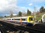 378 232 London Overground in Honor Oak Park, London am 10.4.2012