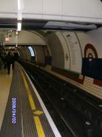 Der U-Bahnhof London Piccadilly Circus.(02.04.2009)