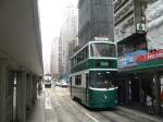 Eine der drei im Jahre 2000 gebauten Hongkonger  Millennium Trams . Die restlichen etwa 165 Fahrzeuge sind laut Wikipedia aus den 80er und 90er Jahren. 09/2007