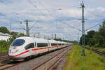 Zwischen dem 04. und 14.06.2024 war die Hauptstrecke Düsseldorf- Köln wegen Bauarbeiten gesperrt. Fernzüge wurden teilweise über Wuppertal umgeleitet, andere nahmen den Weg über die Güterzugstrecke von Köln-Mül ...