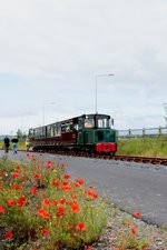 No. 3 ENTERPRISE mit ihrem Zug am derzeitigen Streckenende, genannt Gracedieu junction, am 21.06.2016  