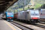 Zugverkehr am Bahnhof Brenner/Brennero am 2.Mai 2014